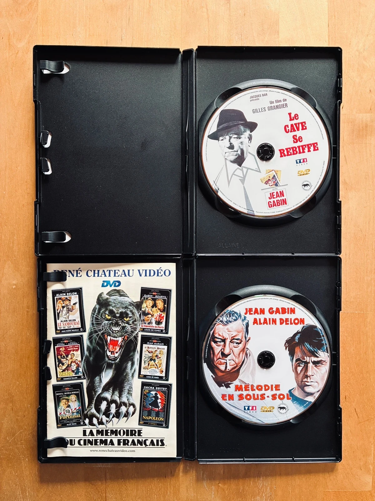 Lote de 2 DVDs cultuais Gabin-Audiard: Melodia em Subsolo e O Cave se Rebela. – photo 2